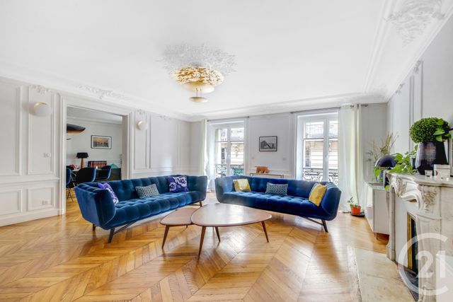 Appartement F7 à vendre - 7 pièces - 166.66 m2 - PARIS - 75009 - ILE-DE-FRANCE - Century 21 Quartier Des Théâtres